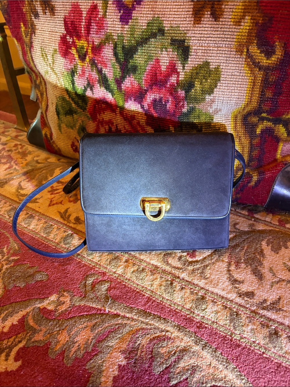 Navy Cross Body/Clutch Bag